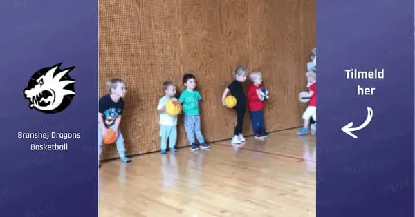 DrageBasketball for 3-5 årige