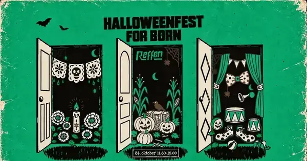 Halloweenfest for børn på reffen