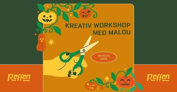 Kreative aftenvorkshops på Reffen