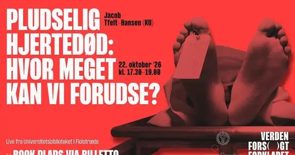 Pludselig hjertedød: Hvor meget kan vi forudse?