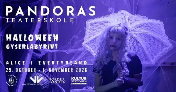 Halloween Gyserlabyrint - Alice i Eventyrland