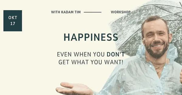 Workshop & Brunch "Lykkefølelse – også når tingene ikke går efter planen" med Kadam Tim