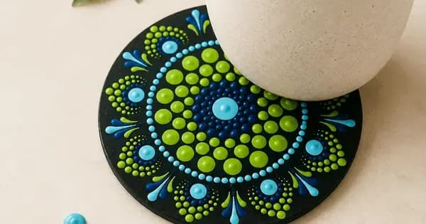 Mandala-maling på tækander