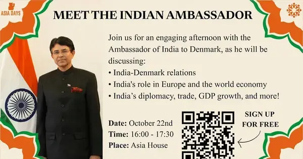 Møde med Indiens ambassadør: Indien, Danmark og verdensøkonomien