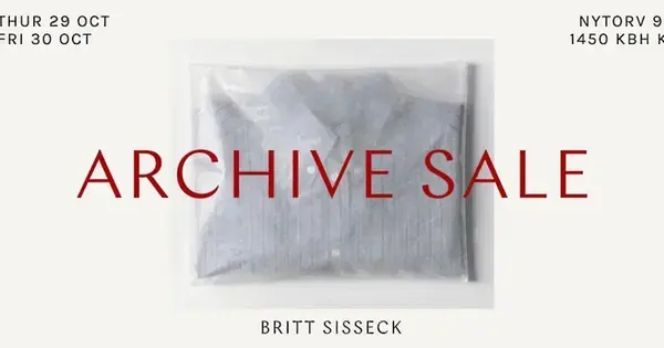 Britt Sisseck lagerudsalg