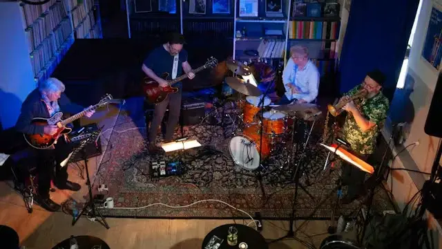 Songs for Mbizo Quartet – Pierre Dørge & Kirk Knuffke feat. Thommy Andersson & Martin Andersen