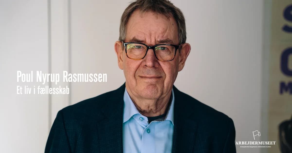 Conversation series: Poul Nyrup Rasmussen – A Life in Community