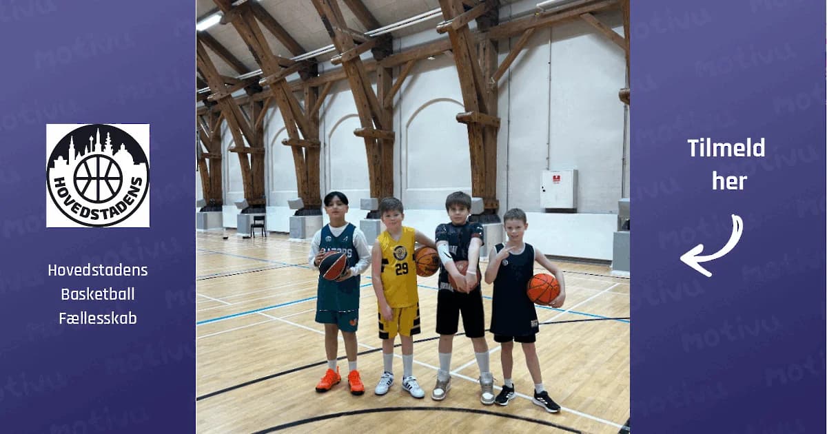 Basketball for 14-15-year-old boys on Østerbro