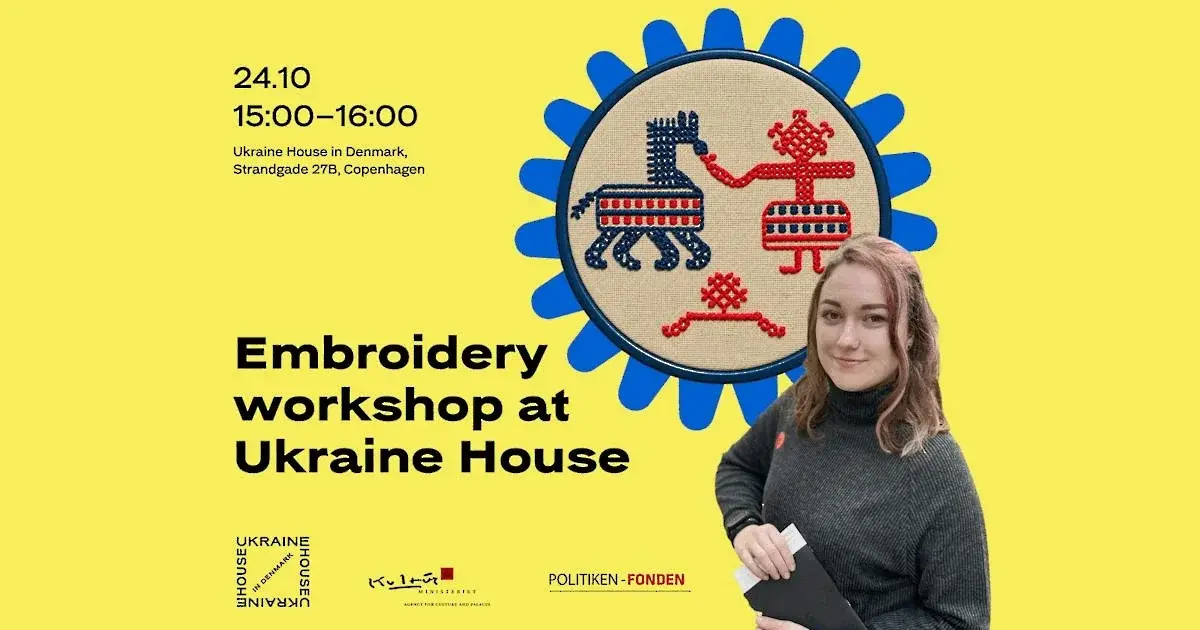 Broderiworkshop på Ukraine House