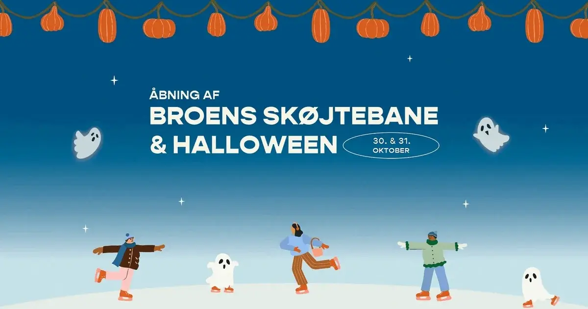 Åbning af Broens Skøjtebane med Halloween